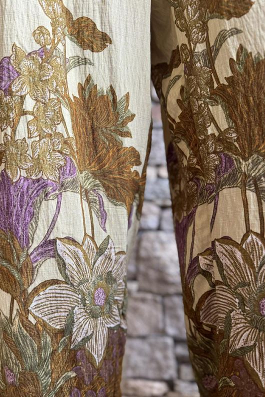 Lotus Oriental Wide Leg Pant Cedar